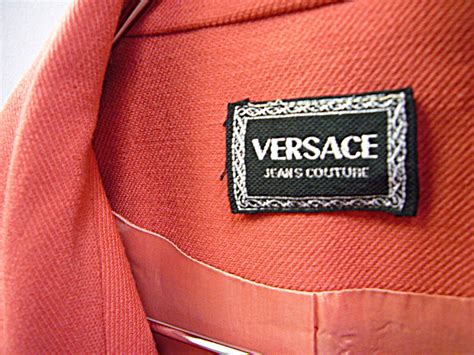 how to tell if versace jacket is real|Versace clothing labels.